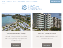 Tablet Screenshot of lifecareresidences.com
